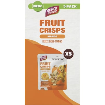 Snacktacular Fruit Crisps Mango 8g x 5 pack