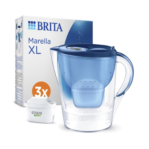 BRITA WATER FILTER JUG PREMIUM PACK (3 FILTERS) 3.5LITRE