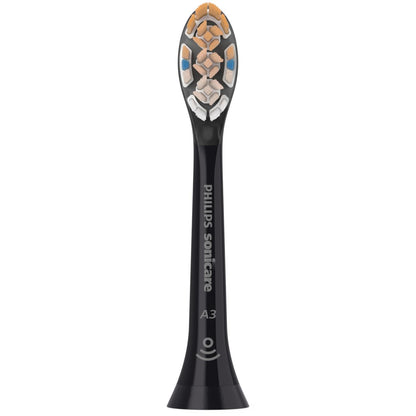 Philips Sonicare A3 Premium All-in-one Brush Head 2 Pack (Black)
