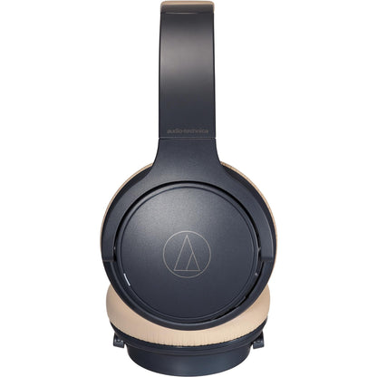 Audio-Technica ATH-S220BT Wireless On-Ear Headphones (Navy)