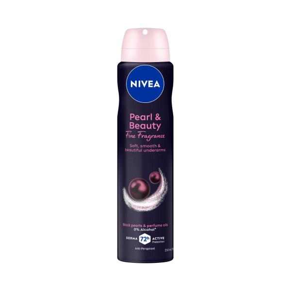NIVEA DEO AERO FEMALE PEARL AND BEAUTY FINE FRAGRANCE BLACK PEARLS 250ML