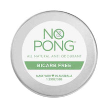 NO PONG DEODORANT ALL NATURAL CREAM BI-CARB FREE 35 GRAM