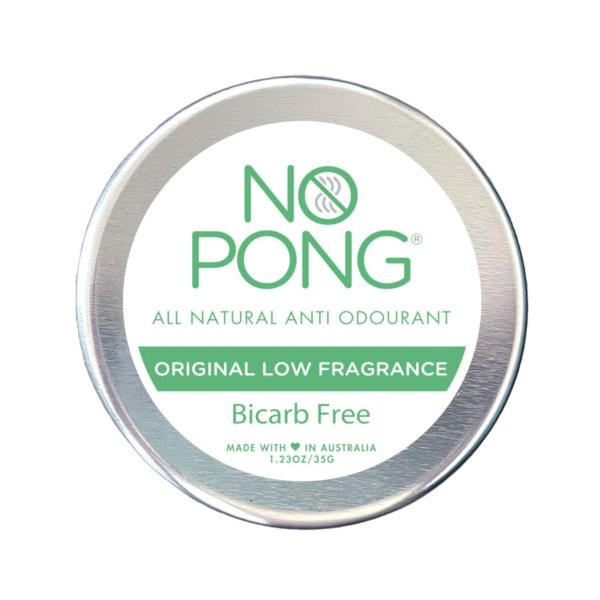 NO PONG DEODORANT ALL NATURAL CREAM BI-CARB FREE 35 GRAM