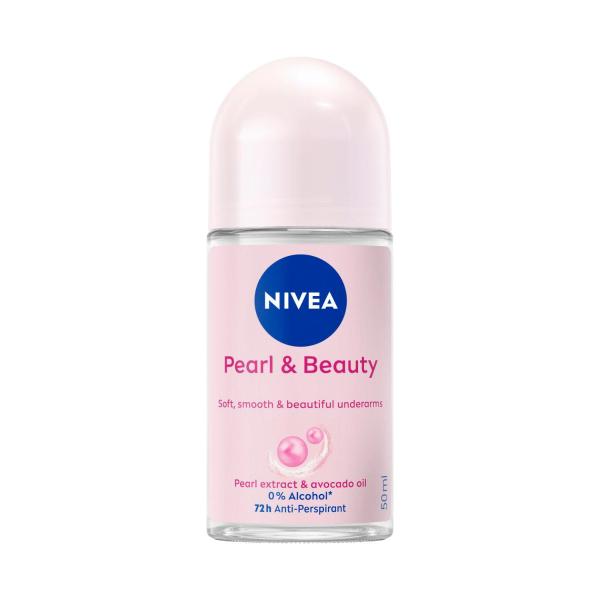 NIVEA DEO ROLL ON FEMALE PEARL AND BEAUTY 50ML