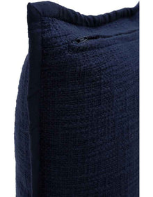 Navy Textured Cushion Cover