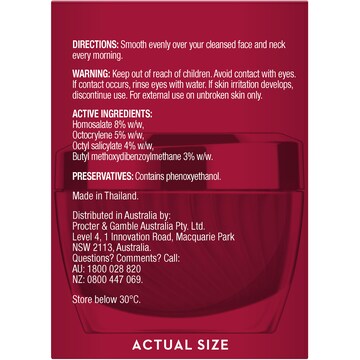 Olay Regenerist Whips Face Cream Moisturiser UV SPF 30 50g