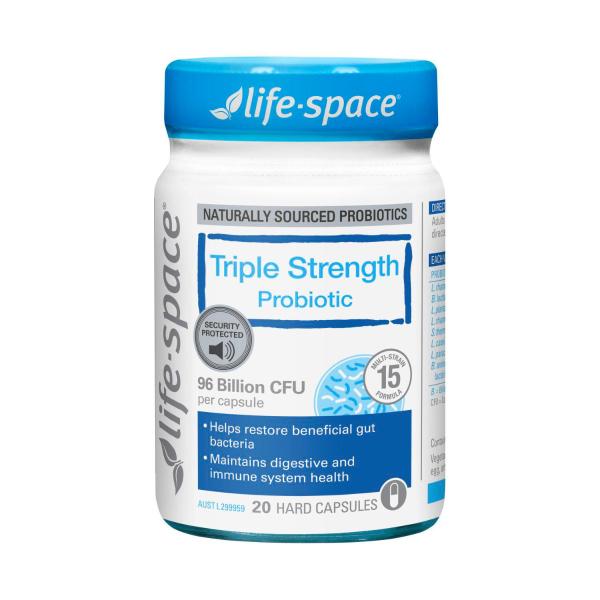 LIFE SPACE PROBIOTICS TRIPLE STRENGTH 20PK