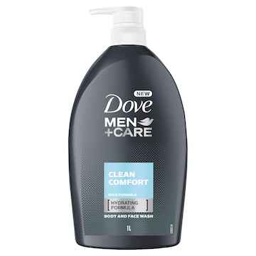 Dove Men+Care Body & Face Wash Clean Comfort 1L