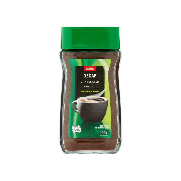COLES COFFEE DECAFFEINATED