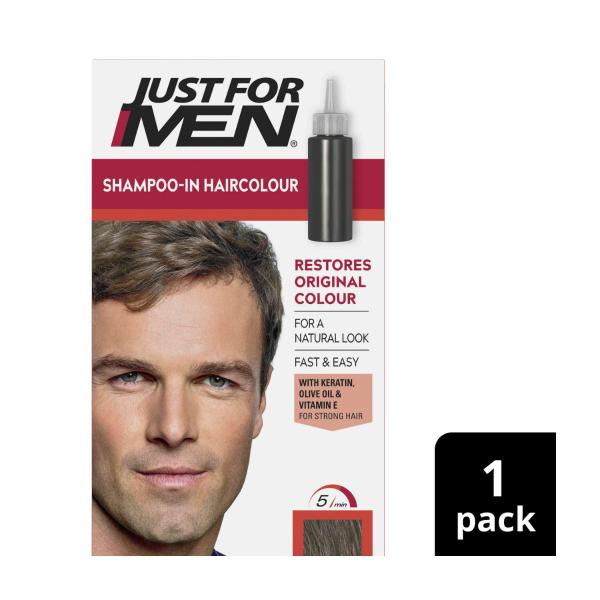 JUST FOR MEN HAIR COLOUR MEDIUM BROWN 100G 1 EACH