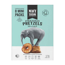 MACY AND TAILOR PRESSED PRETZELS SEA SALT 8 PACK 120G