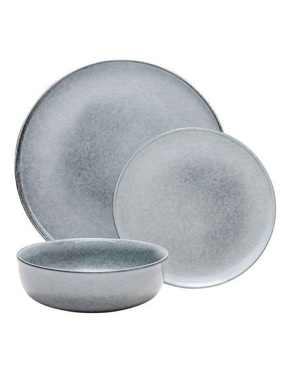 Relic Dinner Set 12 Piece in Blue