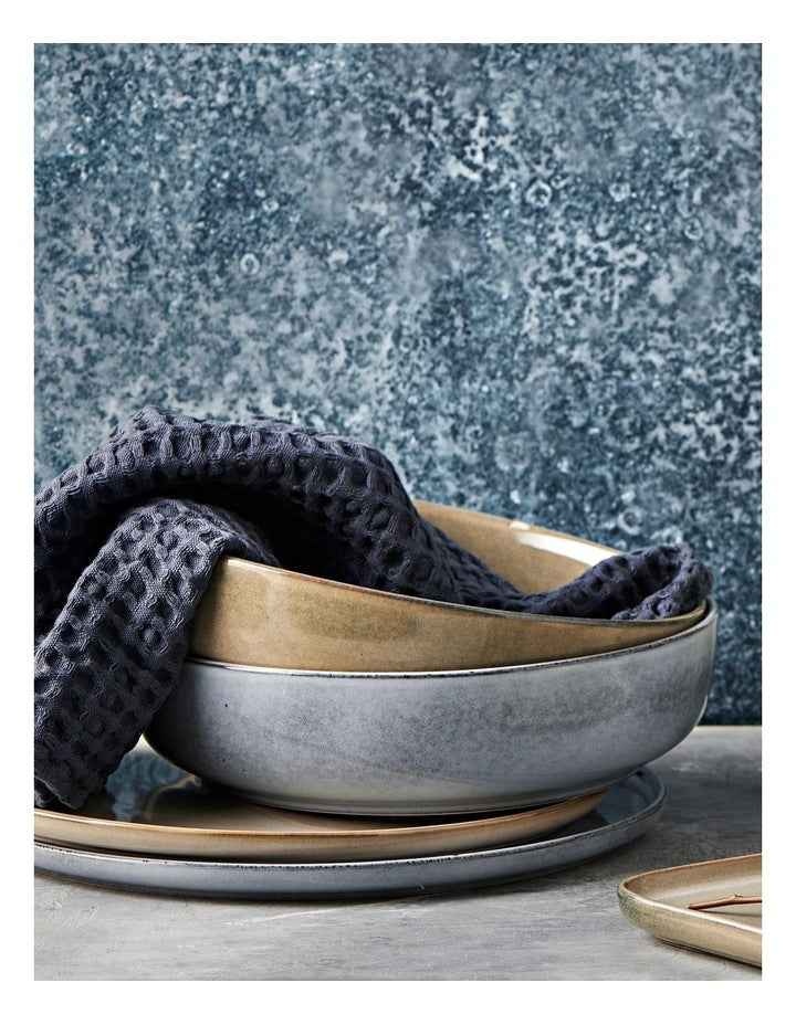 Relic Dinner Set 12 Piece in Blue