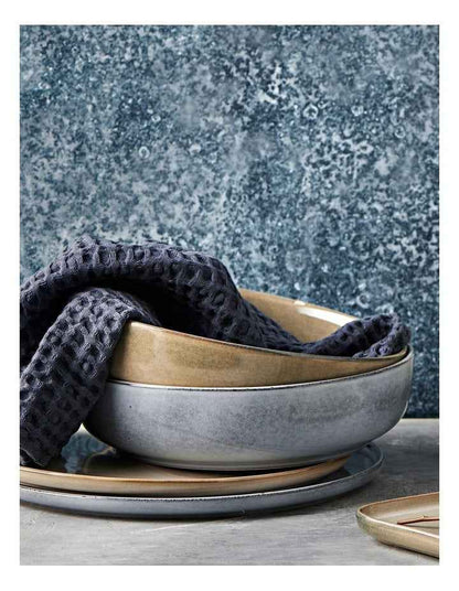 Relic Dinner Set 12 Piece in Blue