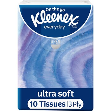 Kleenex Ultra Soft Tissues Pocket 6 pack