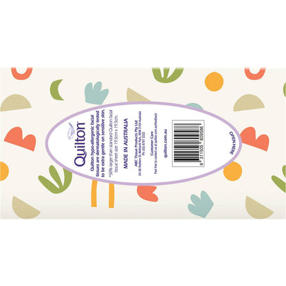 Quilton 2 Ply Large & Thick Hypo-Allergenic Facial Tissue 96 pack