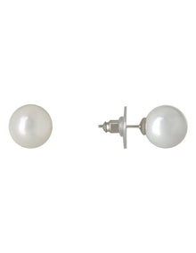 Stud Earrings 12mm in Pearl
