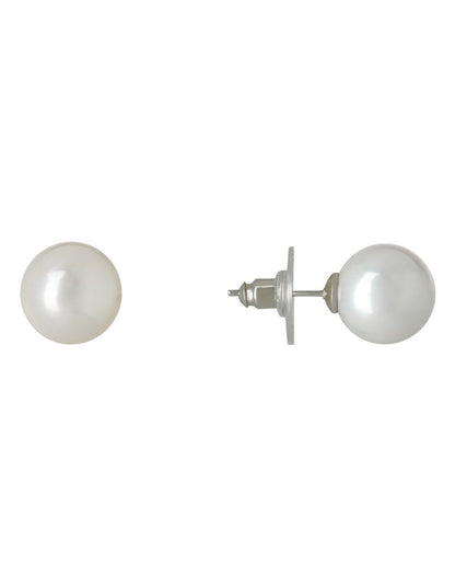 Stud Earrings 12mm in Pearl
