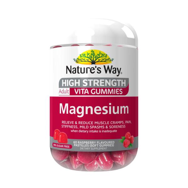 NATURE'S WAY HIGH STRENGTH GUMMIES MAGNESIUM 60PK