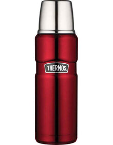 470ml Insulated Flask - Red Stainless Steel