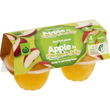 Woolworths Apple In Pineapple Jelly 4 Pack