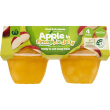 Woolworths Apple In Pineapple Jelly 4 Pack