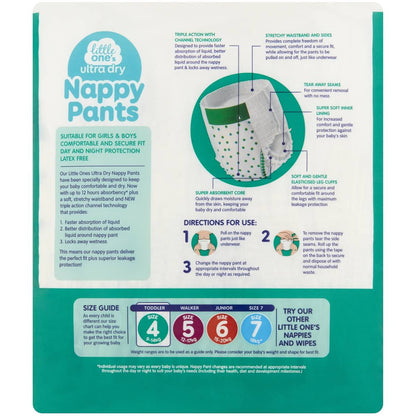 Little One's Nappy Pants Toddler 10-15kg 25 Pack