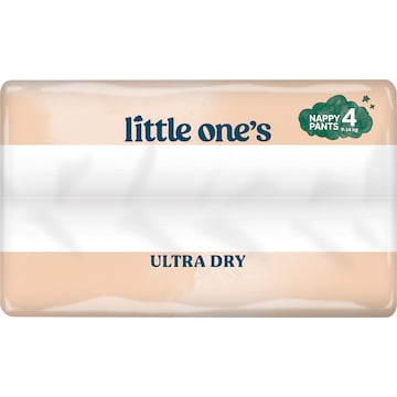 Little One's Ultra Dry Nappy Pants Size 4 (9-14kg) 25 pack