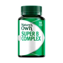 Super Vitamin B Complex Tablets w. Biotin + Vitamin B12