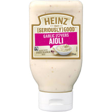 Heinz Seriously Good Flavoured Mayonnaise Garlic Lovers Aioli 295mL