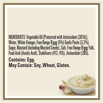Heinz Seriously Good Flavoured Mayonnaise Garlic Lovers Aioli 295mL