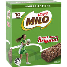 Nestle Milo Snack Bars Original 10 Pack
