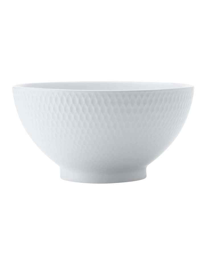 White Basics Diamonds Rice Bowl 15cm in White