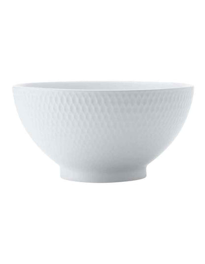 White Basics Diamonds Rice Bowl 15cm in White