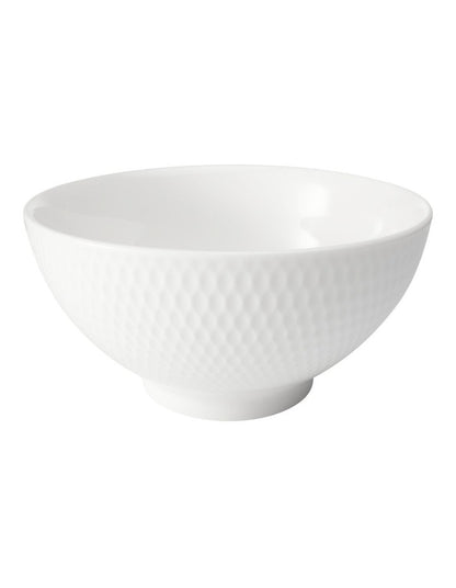 White Basics Diamonds Rice Bowl 15cm in White