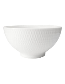 White Basics Diamonds Rice Bowl 15cm in White