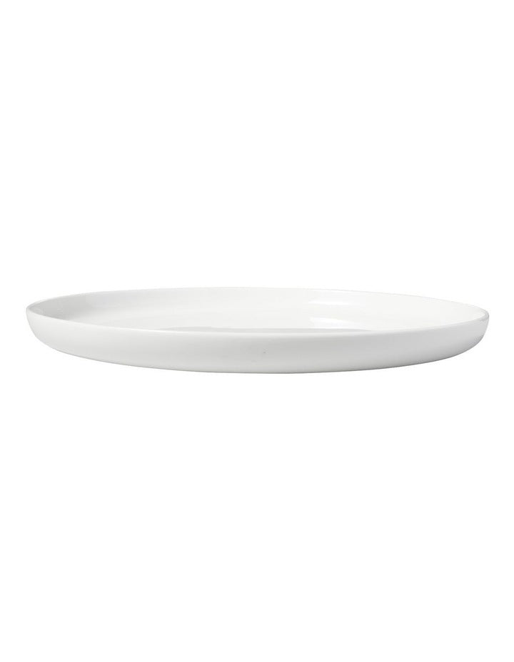 Cashmere High Rim Entree Plate 23cm in White