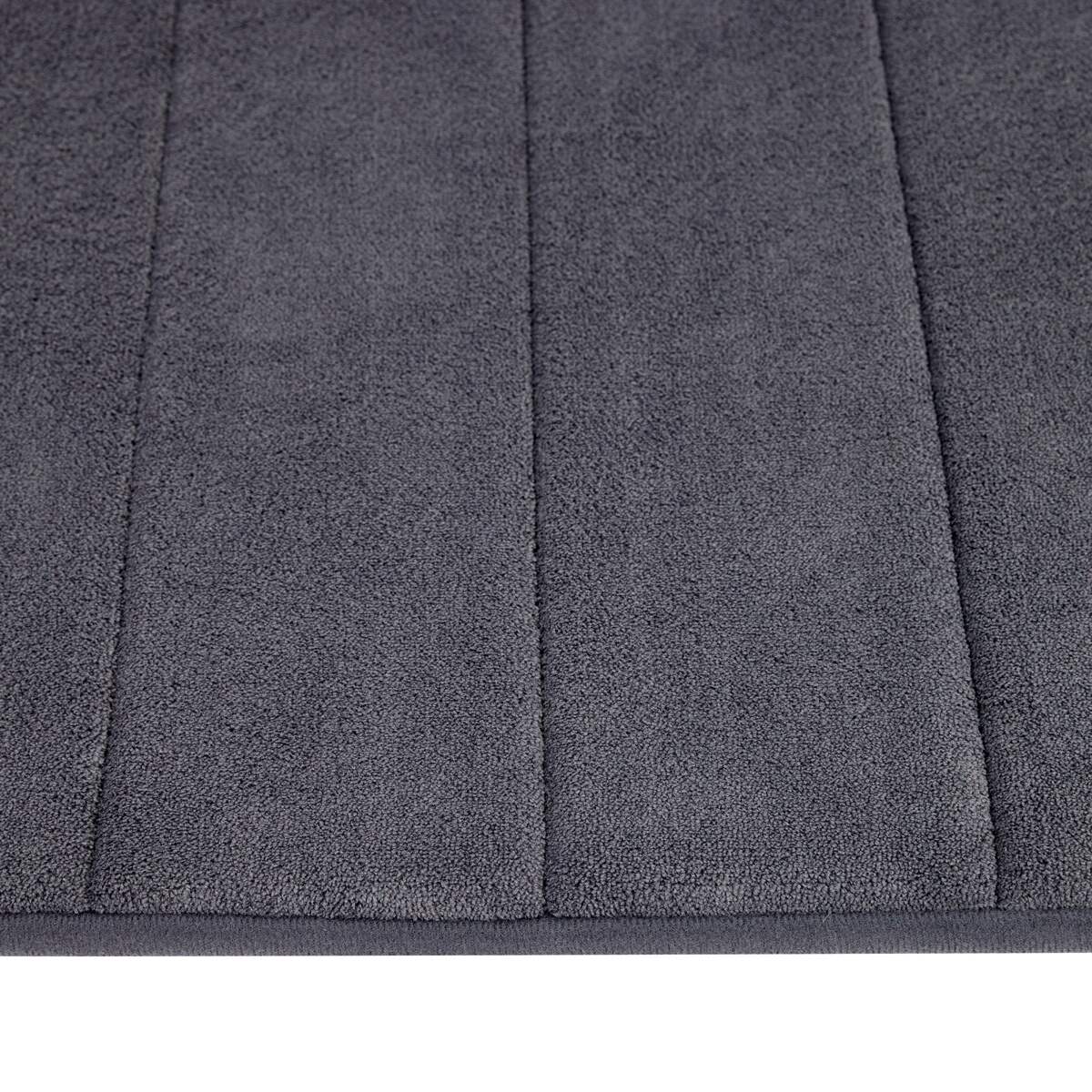 Memory Foam Bath Mat - Charcoal