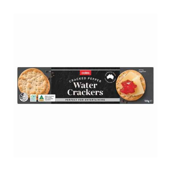 Cracked Pepper Water Crackers
