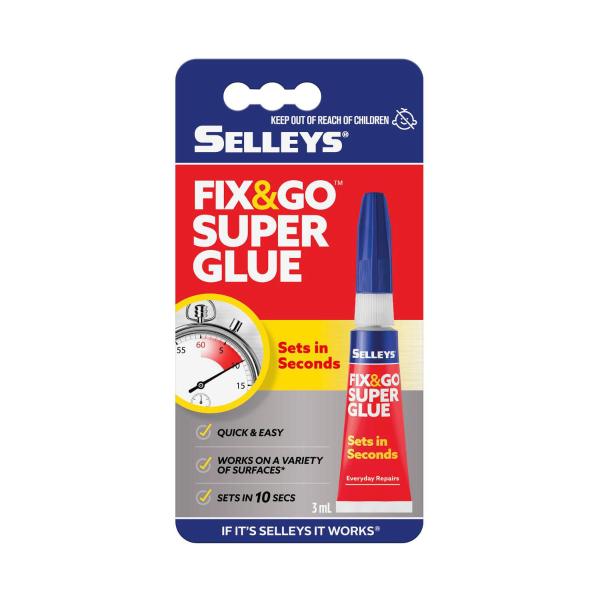 SELLEYS FIX N GO SUPA GLUE