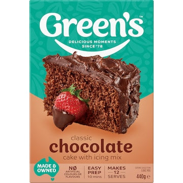 Green's Cake Mix Traditional Chocolate 440g