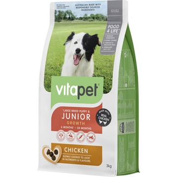 Vita Pet Dry Dog Food Junior Chicken 3kg