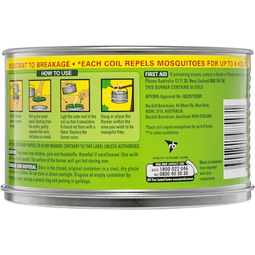 Mortein Outdoor Coil Burner Mosquito Repellent 30 pack