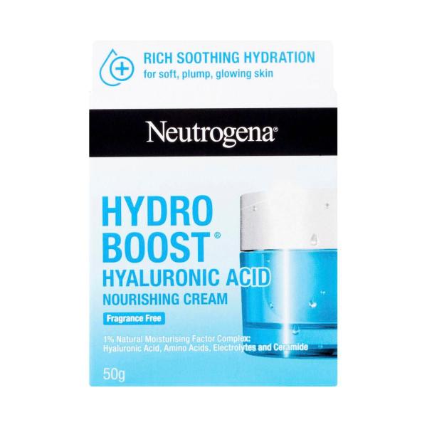 NEUTROGENA HYDRO BOOST HYALURONIC ACID NOURISHING CREAM DRY SKIN FACE MOISTURISER 50G