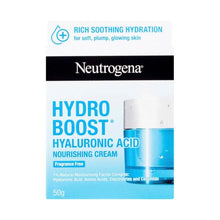 NEUTROGENA HYDRO BOOST HYALURONIC ACID NOURISHING CREAM DRY SKIN FACE MOISTURISER 50G