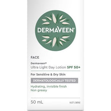 DermaVeen SPF 50 Ultra Light Day Lotion 50mL