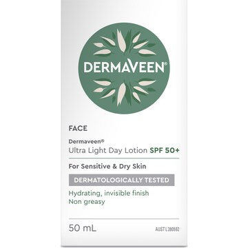 DermaVeen SPF 50 Ultra Light Day Lotion 50mL