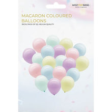Whiz Pop Bang Macaron Coloured Balloons 20 pack