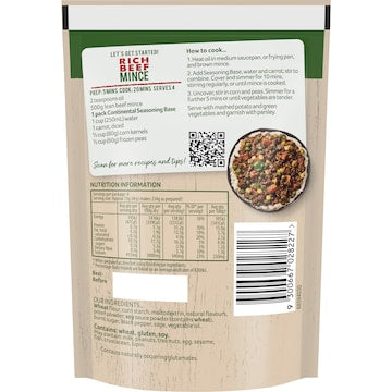 Continental Classics Recipe Base Rich Beef Mince 50g