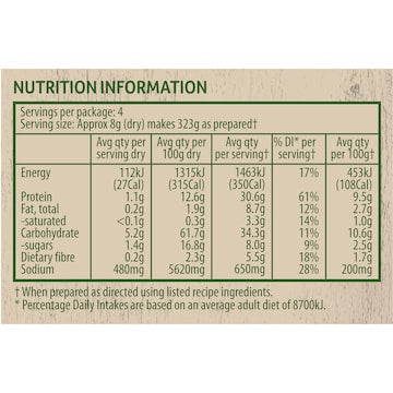 Continental Classics Recipe Base Chow Mein Mince 30g